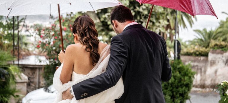 matrimonio con la pioggia